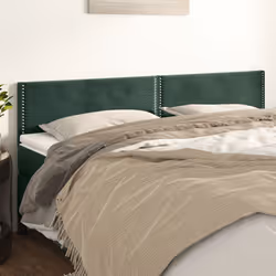 VidaXL 346001 tête de lit et pied de lit Vert foncé