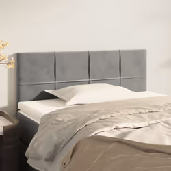 VidaXL 346012 tête de lit et pied de lit Gris clair