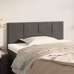 VidaXL 346013 tête de lit et pied de lit Gris foncé