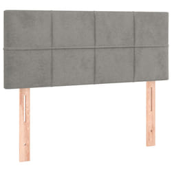VidaXL 346026 tête de lit et pied de lit Gris clair