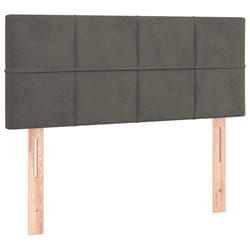 VidaXL 346027 tête de lit et pied de lit Gris foncé