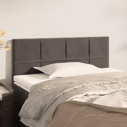 VidaXL 346027 tête de lit et pied de lit Gris foncé