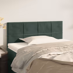 VidaXL 346029 tête de lit et pied de lit Vert foncé