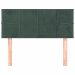 VidaXL 346029 tête de lit et pied de lit Vert foncé