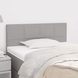 VidaXL 346032 tête de lit et pied de lit Gris clair