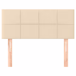 VidaXL 346037 tête de lit et pied de lit Crème
