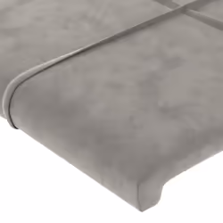 VidaXL 346040 tête de lit et pied de lit Gris clair - Vue supplémentaire 4