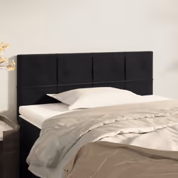VidaXL 346042 tête de lit et pied de lit Noir