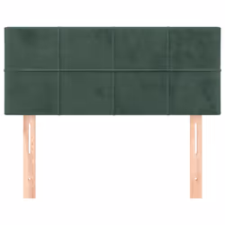 VidaXL 346043 tête de lit et pied de lit Vert foncé