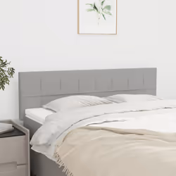 VidaXL 346046 tête de lit et pied de lit Gris clair
