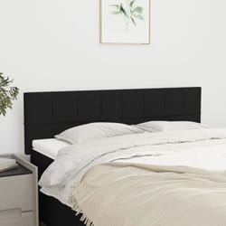 Vidaxl - Têtes de lit 2 pcs Noir 72x5x78/88 cm Tissu