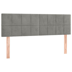 VidaXL 346054 tête de lit et pied de lit Gris clair