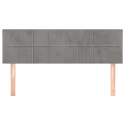 VidaXL 346054 tête de lit et pied de lit Gris clair