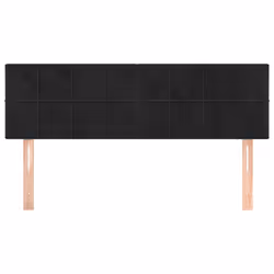 VidaXL 346056 tête de lit et pied de lit Noir