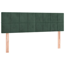 VidaXL 346057 tête de lit et pied de lit Vert foncé