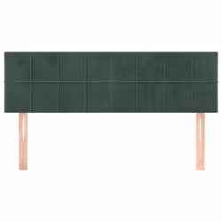 VidaXL 346057 tête de lit et pied de lit Vert foncé