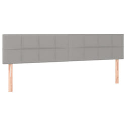 VidaXL 346060 tête de lit et pied de lit Gris clair