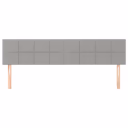 VidaXL 346060 tête de lit et pied de lit Gris clair