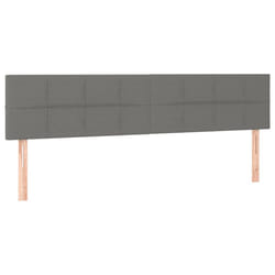 VidaXL 346061 tête de lit et pied de lit Gris foncé