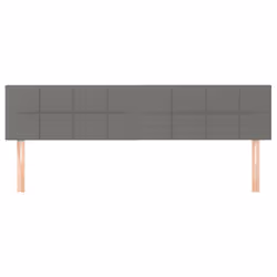 VidaXL 346061 tête de lit et pied de lit Gris foncé
