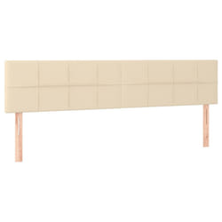 VidaXL 346065 tête de lit et pied de lit Crème