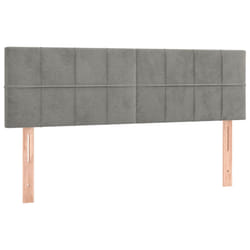 VidaXL 346068 tête de lit et pied de lit Gris clair