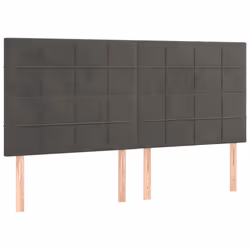 VidaXL 346069, Gris foncé, Polyester, Bois, 1600 mm, 78 cm, 88 cm, 50 mm
