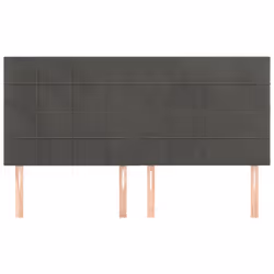 VidaXL 346069 tête de lit et pied de lit Gris foncé