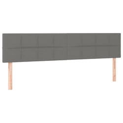 VidaXL 346075 tête de lit et pied de lit Gris foncé