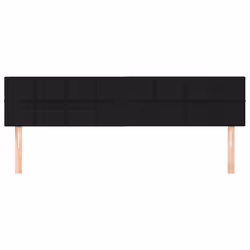 VidaXL 346076 tête de lit et pied de lit Noir