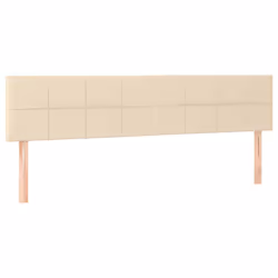 VidaXL 346079, Crème, Polyester, Bois, 1800 mm, 78 cm, 88 cm, 50 mm