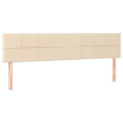 VidaXL 346079 tête de lit et pied de lit Crème