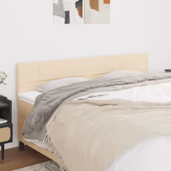 VidaXL 346079 tête de lit et pied de lit Crème