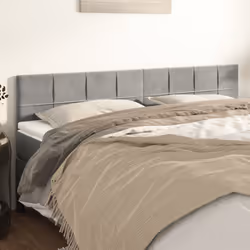 VidaXL 346082 tête de lit et pied de lit Gris clair