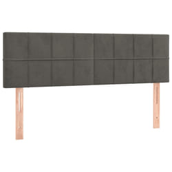 VidaXL 346083 tête de lit et pied de lit Gris foncé