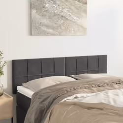 VidaXL 346083 tête de lit et pied de lit Gris foncé
