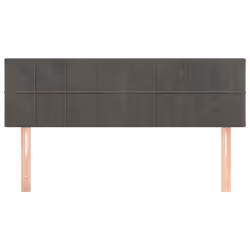 VidaXL 346083 tête de lit et pied de lit Gris foncé
