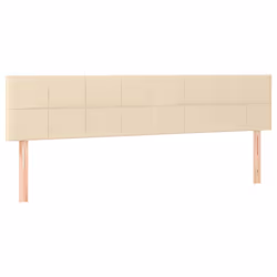 VidaXL 346093, Crème, Polyester, Bois, 2000 mm, 78 cm, 88 cm, 50 mm