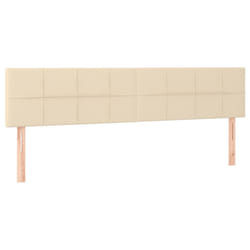 VidaXL 346093 tête de lit et pied de lit Crème