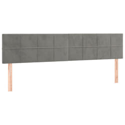 VidaXL 346096 tête de lit et pied de lit Gris clair
