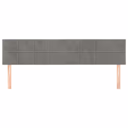 VidaXL 346096 tête de lit et pied de lit Gris clair