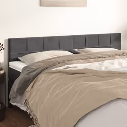 VidaXL 346097 tête de lit et pied de lit Gris foncé