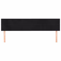 VidaXL 346098 tête de lit et pied de lit Noir