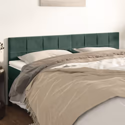 VidaXL 346099 tête de lit et pied de lit Vert foncé
