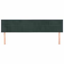 VidaXL 346099 tête de lit et pied de lit Vert foncé