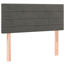 VidaXL 346111 tête de lit et pied de lit Gris foncé