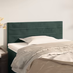 VidaXL 346113 tête de lit et pied de lit Vert foncé