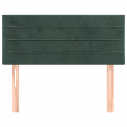 VidaXL 346113 tête de lit et pied de lit Vert foncé