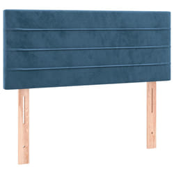 VidaXL 346114 tête de lit et pied de lit Bleu foncé
