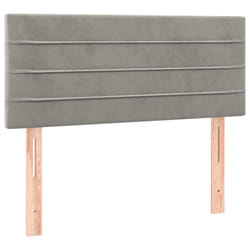 VidaXL 346124 tête de lit et pied de lit Gris clair